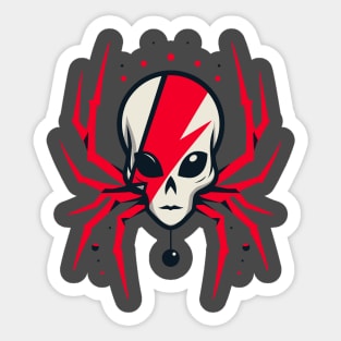 Spider From Mars Sticker